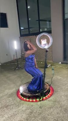 Συμβατές συσκευές Gro 2024 Overhead 360 Photo Booth για Slow Motion Rotating Video Selfie