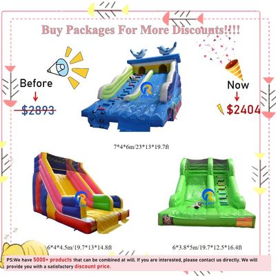 Πυροβόλα διαφάνειες Combo Bounce House για παιδιά Indoor Outdoor Entertainment ενοικίαση πάρτι