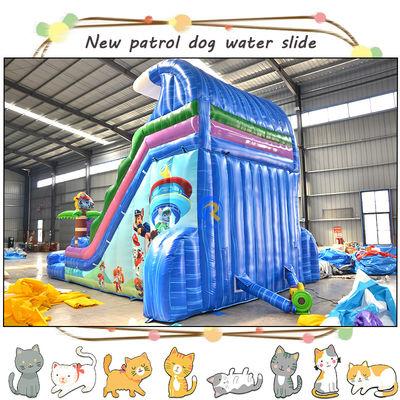 Διασκεδάστε τα παιδιά με το 3D Paw-Patrols φουσκωτό υδάτινο διαδρόμιο και την πισίνα διπλής λωρίδας σχεδιασμού