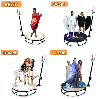 45KG Hot Glass Magic Mirror Photo Booth με ασύρματη λειτουργία αυτόματης περιστροφής