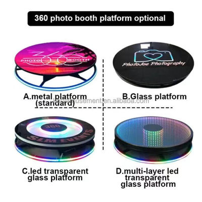 45KG Hot Glass Magic Mirror Photo Booth με ασύρματη λειτουργία αυτόματης περιστροφής