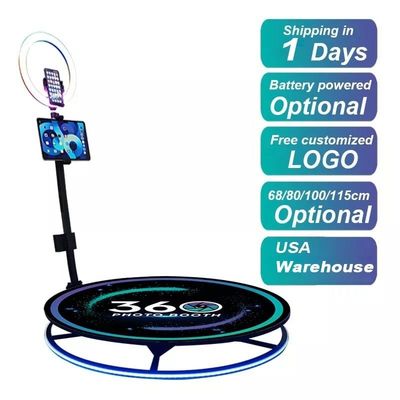 45KG Hot Glass Magic Mirror Photo Booth με ασύρματη λειτουργία αυτόματης περιστροφής