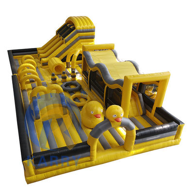 Unisex Kids Outdoor Inflatable Castle Slide Combo και Διασκέδαση με εμπόδια