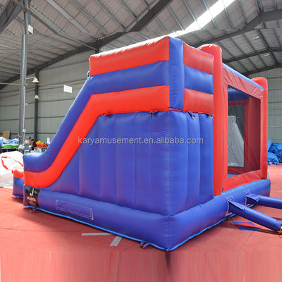 Θάλασσα / Αεροπορία / Εξπρές Ναυτιλία Spiderman Inflatable Castle Combo Slide για εσωτερικά πάρτι