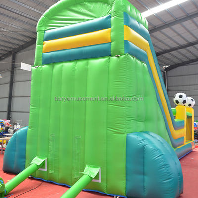 29ft PVC φουσκωτή μεγάλη διαφάνεια με θέμα ποδοσφαίρου και πιστοποιητικό CE/EN71/EN14960