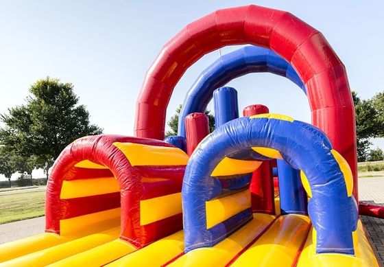 OEM Δικαιούμενο 64ft Long Inflatable Obstacle Course Παιχνίδια για παιδικά θεματικά πάρκα διασκέδασης