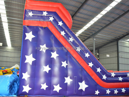26ft Double Lane Inflatable Water Slide για παιδιά και ενήλικες PVC υλικό σανίδας