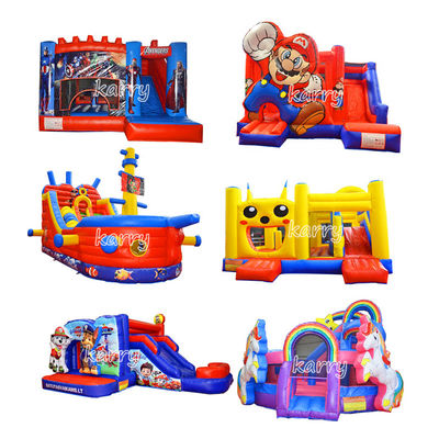 Εμπορική συλλογή Combo Inflatable Castle με κιτ επισκευής φουσκωτή και προσαρμοσμένο λογότυπο