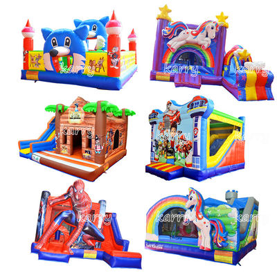 Εμπορική συλλογή Combo Inflatable Castle με κιτ επισκευής φουσκωτή και προσαρμοσμένο λογότυπο