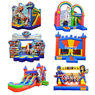 Εμπορική συλλογή Combo Inflatable Castle με κιτ επισκευής φουσκωτή και προσαρμοσμένο λογότυπο