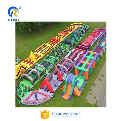 Αποδεκτό OEM φουσκωτό Ocean Run Θέμα Δρόμος εμπόδια για Unisex Challenge Games