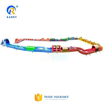Αποδεκτό OEM φουσκωτό Ocean Run Θέμα Δρόμος εμπόδια για Unisex Challenge Games