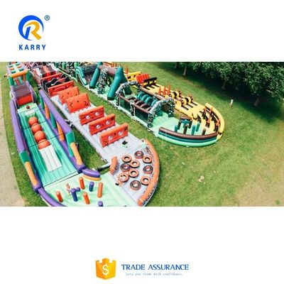 Αποδεκτό OEM φουσκωτό Ocean Run Θέμα Δρόμος εμπόδια για Unisex Challenge Games