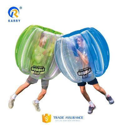 Αθλητικές δραστηριότητες Ζεστό PVC TPU Φουσκωτό ενήλικο σώμα Zorb Ποδόσφαιρο Ανθρώπινη φούσκα Μπάμπερ μπάλα