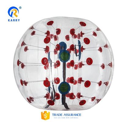 Αθλητικές δραστηριότητες Ζεστό PVC TPU Φουσκωτό ενήλικο σώμα Zorb Ποδόσφαιρο Ανθρώπινη φούσκα Μπάμπερ μπάλα