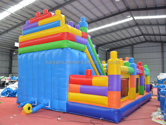Χρωματιστά παιδικά διαδρόμια φουσκωτά δομικά μπλοκ συνδυασμός αναπηδική διαδρόμια για ενήλικες