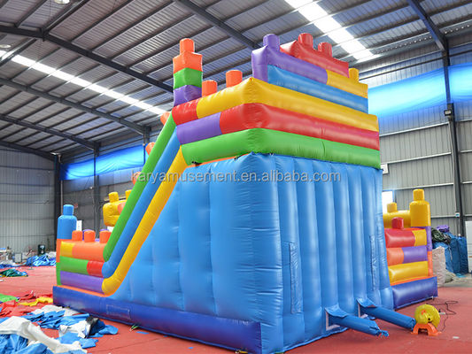 Χρωματιστά παιδικά διαδρόμια φουσκωτά δομικά μπλοκ συνδυασμός αναπηδική διαδρόμια για ενήλικες