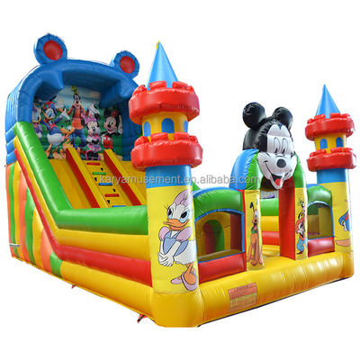 Εμπορικό 29ft Jumping Mickey Park φουσκωτό bouncer διαδρόμιο για την επιχείρηση ενοικίασης πάρτι