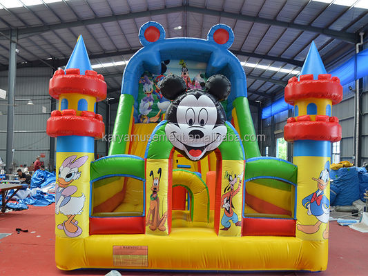 Εμπορικό 29ft Jumping Mickey Park φουσκωτό bouncer διαδρόμιο για την επιχείρηση ενοικίασης πάρτι