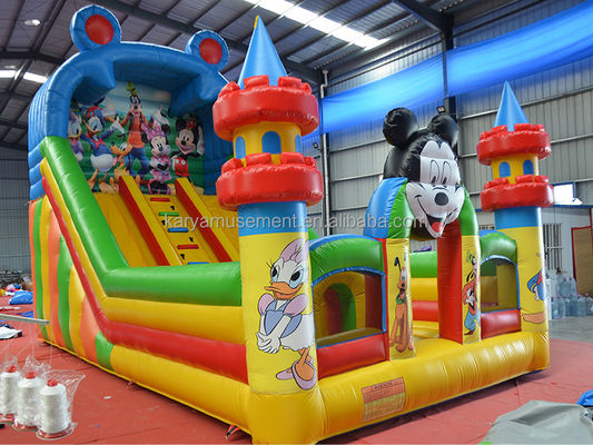 Εμπορικό 29ft Jumping Mickey Park φουσκωτό bouncer διαδρόμιο για την επιχείρηση ενοικίασης πάρτι