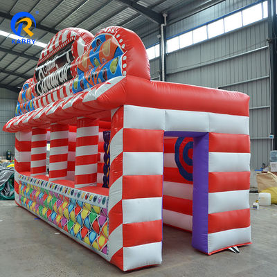Χαρακτηριστικά PORTABLE φουσκωτό Carnival Booth για διαδραστικό αθλητικό παιχνίδι διασκέδασης
