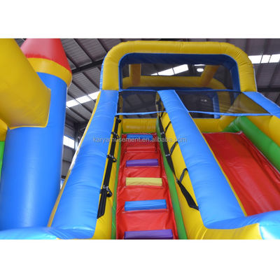 Χαρακτηριστικά PORTABLE PVC κόκκινο N μπλε φουσκωτό κάστρο με πισίνα N Slide Bouncer House
