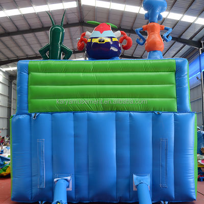 Προσαρμοσμένο χρώμα φουσκωτό SpongeBob Παρκ Θέμα Bouncy Castle για ενήλικες διασκέδαση City Party