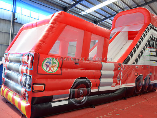 Ψηφιακή εκτύπωση Λαϊκό Red Fire Truck στεγνό ή υγρό διαδρόμιο για παιδιά και ενήλικες