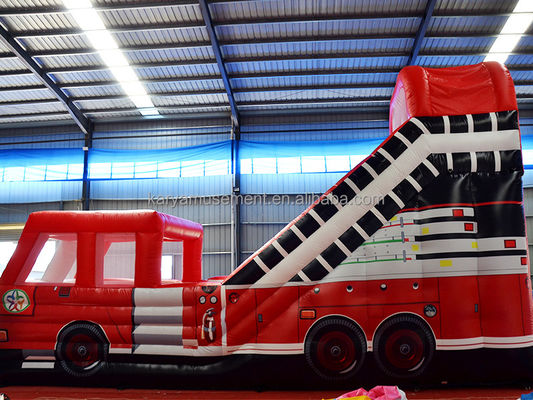 Ψηφιακή εκτύπωση Λαϊκό Red Fire Truck στεγνό ή υγρό διαδρόμιο για παιδιά και ενήλικες