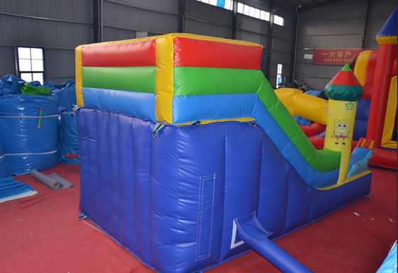 5-10 επιβάτες Custom Small Sponge-Bob Wet and Dry Slide με σχεδιασμό ψηφιακής εκτύπωσης
