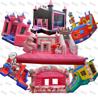Πιστοποιητικό CE/EN71/EN14960 Εγκρίθηκε Princess Trampoline Fun City για ενεργό χρόνο παιχνιδιού