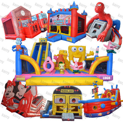 Πιστοποιητικό CE/EN71/EN14960 Εγκρίθηκε Princess Trampoline Fun City για ενεργό χρόνο παιχνιδιού