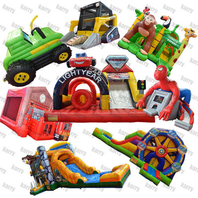 Πιστοποιητικό CE/EN71/EN14960 Εγκρίθηκε Princess Trampoline Fun City για ενεργό χρόνο παιχνιδιού