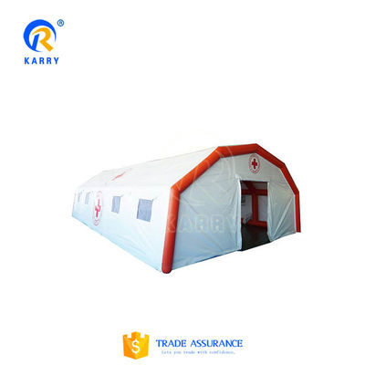 KR-IT-920-1 0,45mm Πλάτωμα PVC Πυροβόλητη ιατρική σκηνή 5*8*4,5m