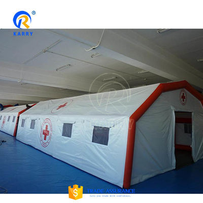 KR-IT-920-1 0,45mm Πλάτωμα PVC Πυροβόλητη ιατρική σκηνή 5*8*4,5m