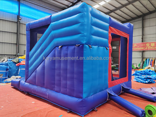 Unisex χαρακτηριστικά προσαρμοσμένο Sonic Bounce House φουσκωτό Combo Slide για ενοικίαση πάρτι