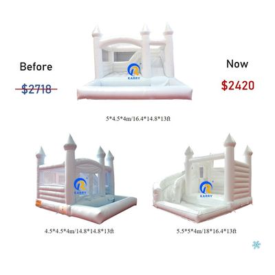 0.55 χιλιοστών PVC βινυλίκι κουρέλια φουσκωτό Combo Castle Slide για τα παιδιά στο πάρκο διασκέδασης