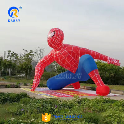 Προσαρμοσμένο πολύχρωμο Marvel Superhero φουσκωτό Spider Man διαφημιστικό υλικό PVC