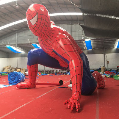 Προσαρμοσμένο πολύχρωμο Marvel Superhero φουσκωτό Spider Man διαφημιστικό υλικό PVC