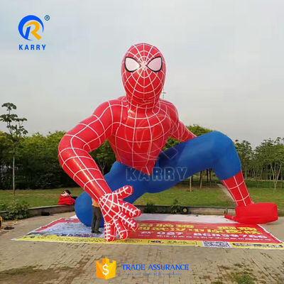 Προσαρμοσμένο πολύχρωμο Marvel Superhero φουσκωτό Spider Man διαφημιστικό υλικό PVC