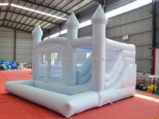 Προσαρμοσμένο χρώμα φορητό πάρτι γάμου Bounce House Combo Slide και μπάλα Pit για τα παιδιά
