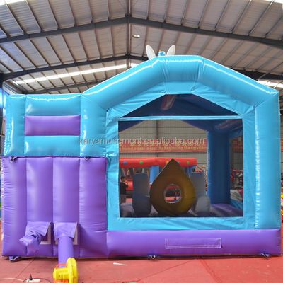 Unisex PVC Εξαιρετικό Rainbow Unicorn Inflatable Bouncer Jumping Castle για παιδική χαρά