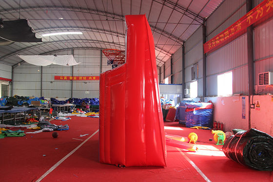 Ανθεκτικό εμπορικό PVC φουσκωτό μπάσκετ Connect 4 Sport Game με αναπνευστήρα