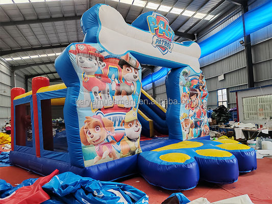 Unisex Paw Patrol Πνευματώδες Κάστρο με Εσωτερική Σλάιτ Εμπορικό Προσαρμόσιμο Σχεδιασμό