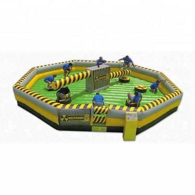 Χαρακτηριστικά PORTABLE Meltdown Inflatable Challenge Αθλητικό παιχνίδι για ενήλικες PVC Jumping Fun