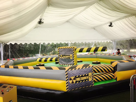 Χαρακτηριστικά PORTABLE Meltdown Inflatable Challenge Αθλητικό παιχνίδι για ενήλικες PVC Jumping Fun