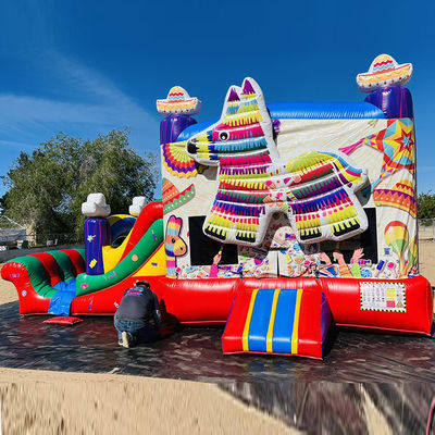 ΠΟΡΤΑΒΙΛΕΤΙΚΟ PVC Rainbow Puppy φουσκωτό αναπηρικό σπίτι με διαφάνειες