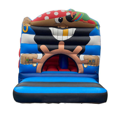 Προσαρμοσμένη έκδοση Q Pirate Captain Bounce House Castle για Unisex εσωτερική και εξωτερική διασκέδαση
