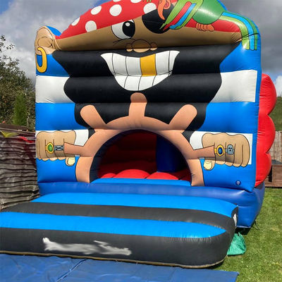 Προσαρμοσμένη έκδοση Q Pirate Captain Bounce House Castle για Unisex εσωτερική και εξωτερική διασκέδαση
