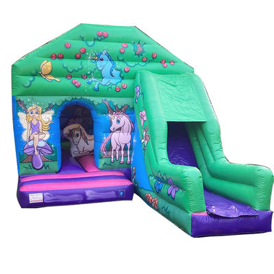 0.55 χιλιοστών PVC βινύλιο καρότσας Bouncer House με διασκέδαση εσωτερικού και εξωτερικού διαδρόμου